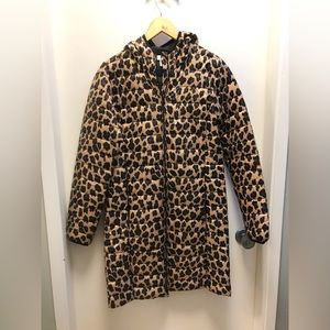 Joe Fresh x Jillian Harris Leopard 🐆 Long Puffer (like new)